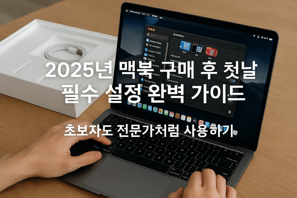 맥북설정 가이드